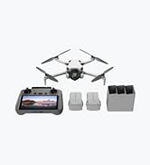 DJI Mini 4 Pro Fly More Combo with DJI RC 2 (screen remote controller), Folding Mini-Drone with 4...