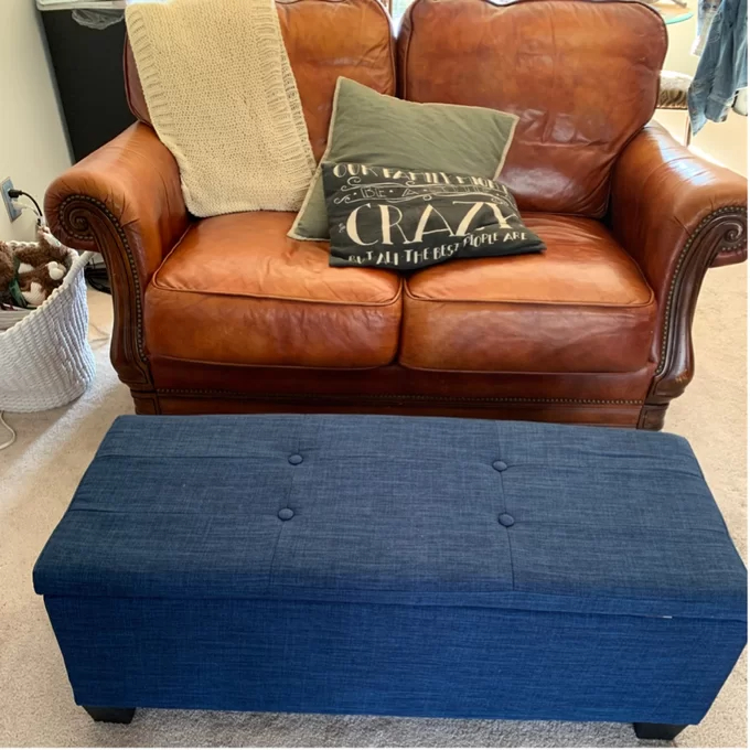 【Furniture】Edyth Upholstered Storage Ottoman