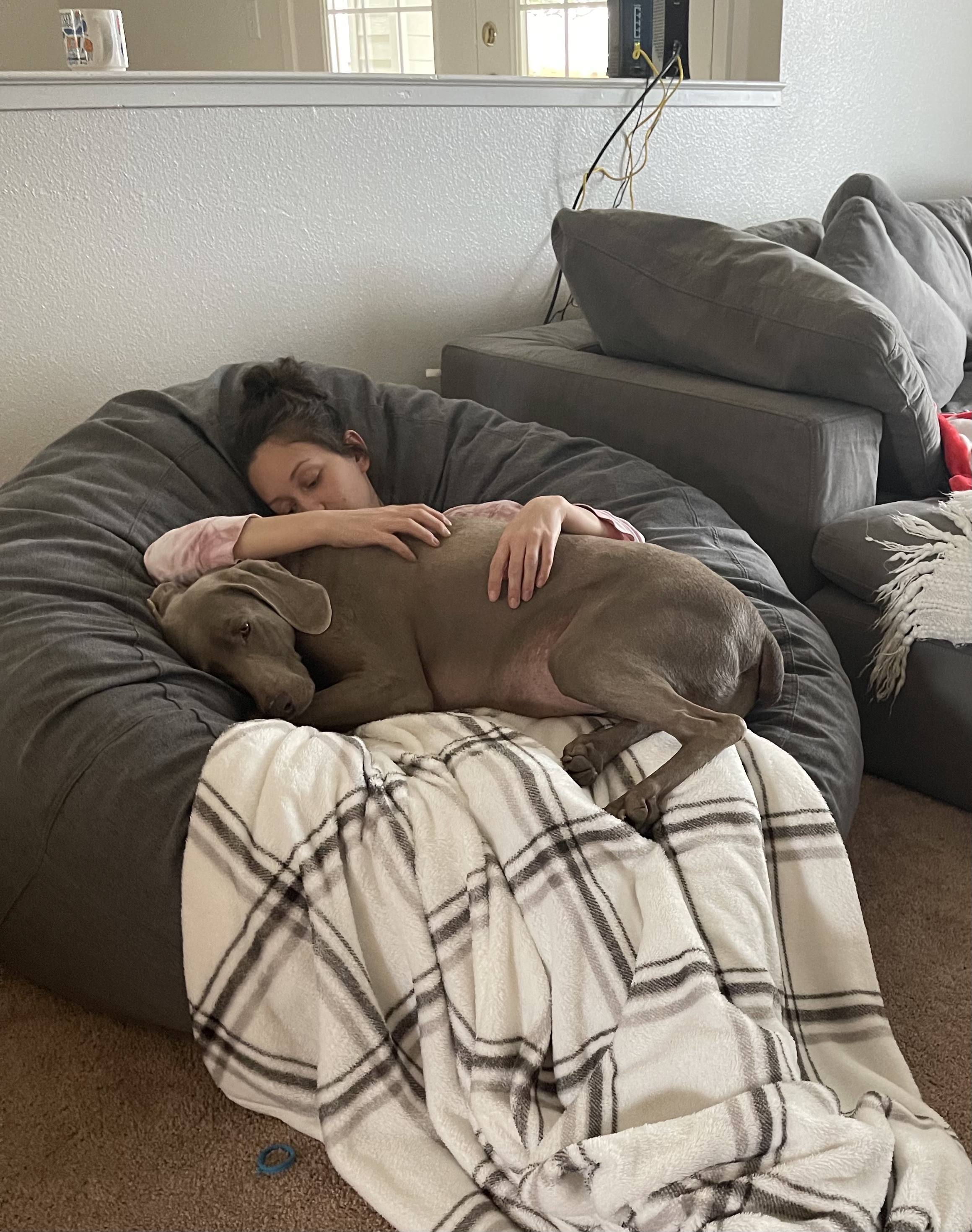 【Furniture】Giant 5' Memory Foam Furniture Bean Bag - Big Sofa with Soft Micro Fiber Cover