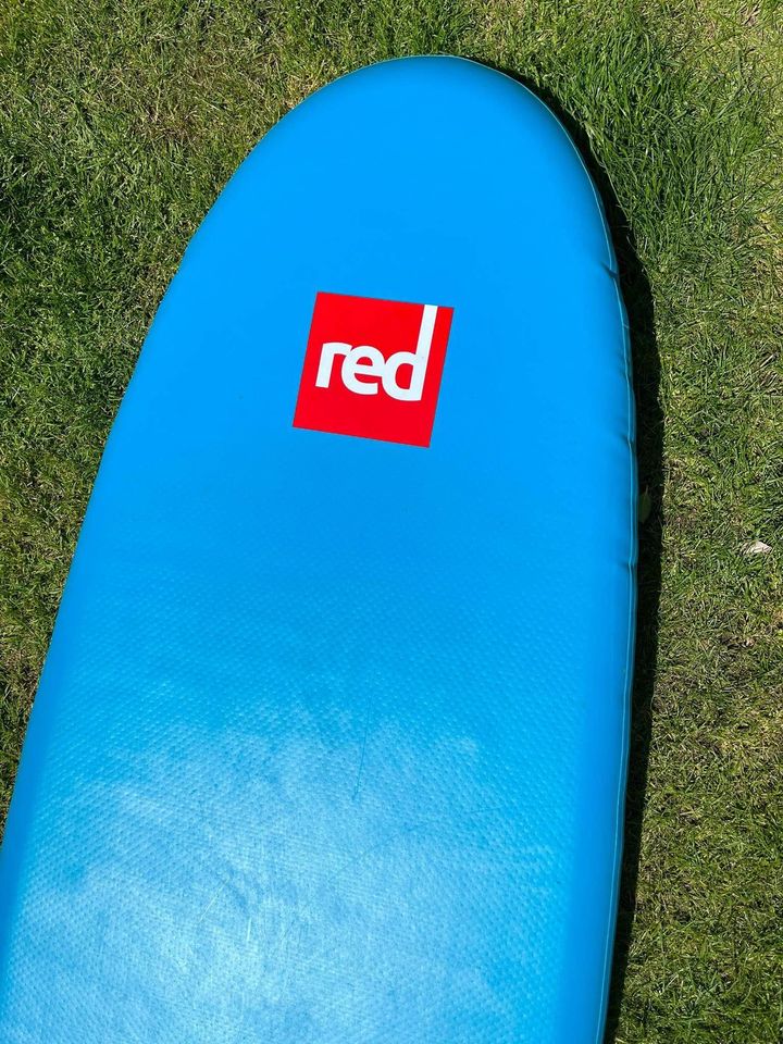 Red Paddle Co 10’6 Ride Inflatable Stand Up Paddle Board Package, Blue