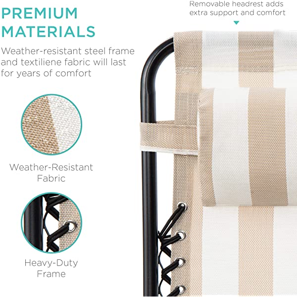 Best Choice Products Set of 2 Adjustable Steel Mesh Zero Gravity Lounge Chair Recliners w/Pillows and Cup Holder Trays - Burgundy