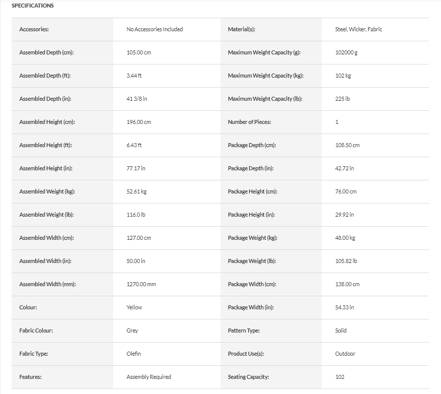【Furniture】Double Egg Chair with Stand, Luxury Wicker Rattan Patio Basket Swing Egg Chair
