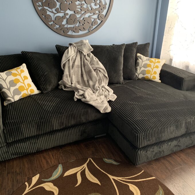 【Furniture】Luxe 2 - Piece Upholstered Chaise Sectional