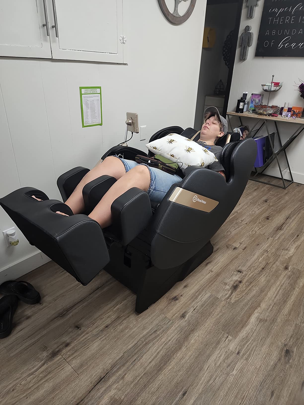 【Furniture】Real Relax 2022 Massage Chair of Dual-core S Track, Recliner of Full Body Massage Zero Gravity