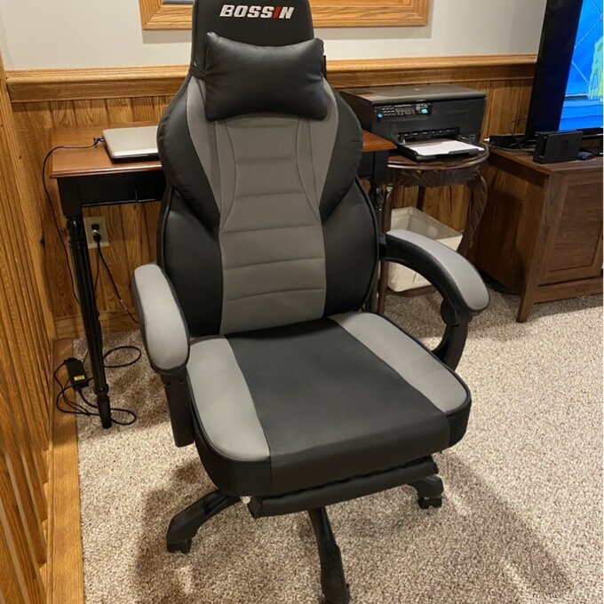 【Furniture】Racing Style Large Size High-Back PU Leather Gaming Chair