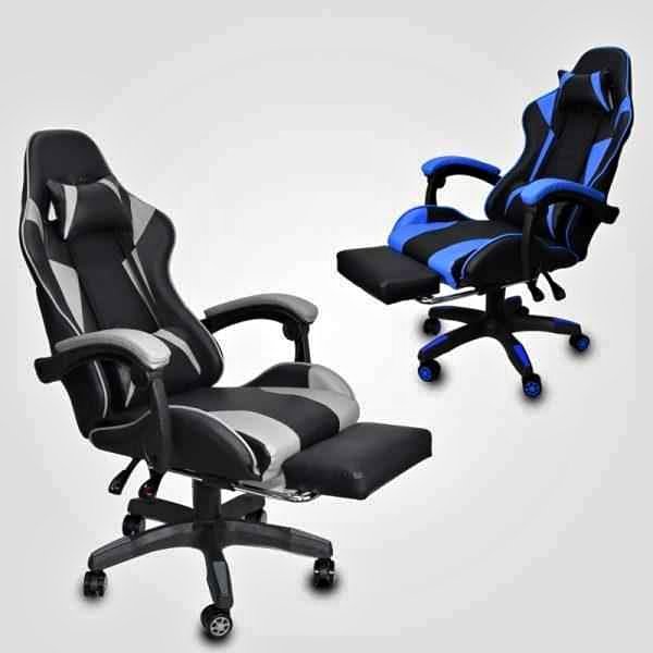 Gaming Chair Ergonomic Recliner Office Computer Desk Seat Swivel Footrest.