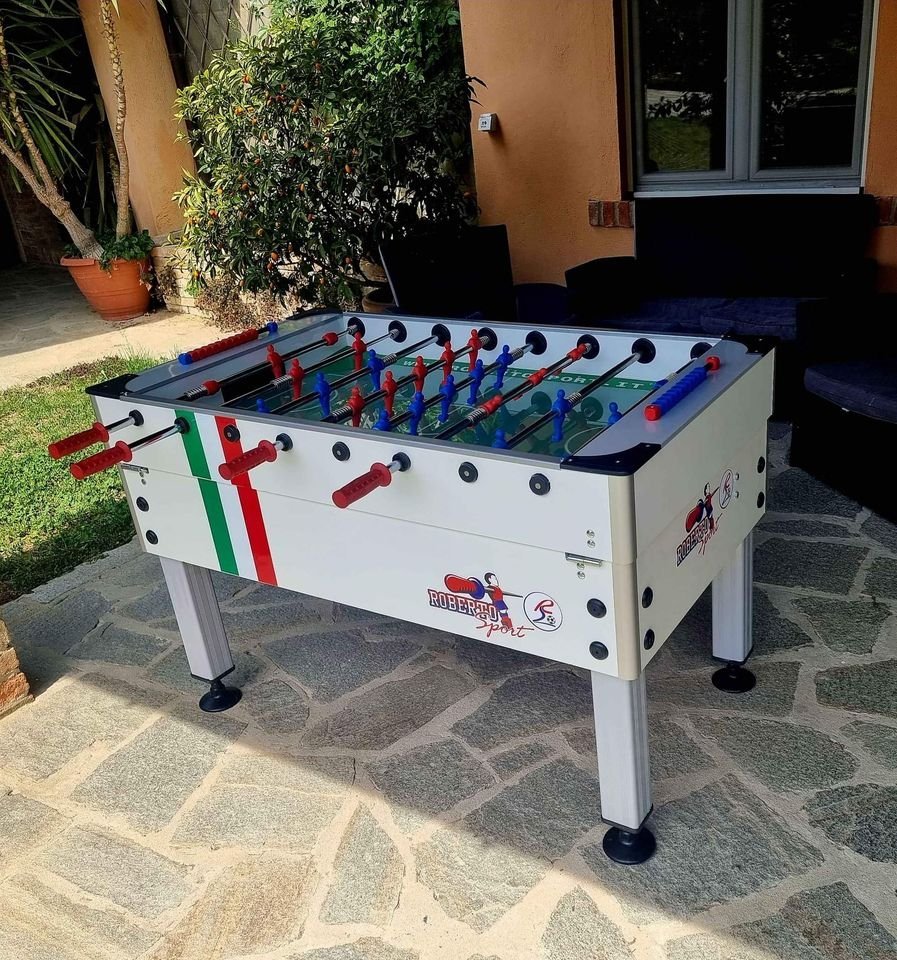 ROBERTO SPORT WHITE LIMITED EDITION PROFESSIONAL TABLE FOOTBALL