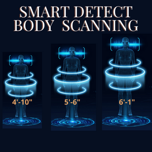 Forever rest, massage chair, smart detect body scan, zero gravity full body massage chair, shiatsu