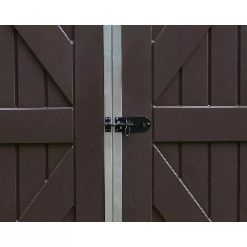 6 FT. W X 10 FT. D plastic storage shed