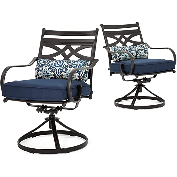 Hanover MCLRDN5PCSQSW4-CHL Montclair, Red Outdoor Furniture
