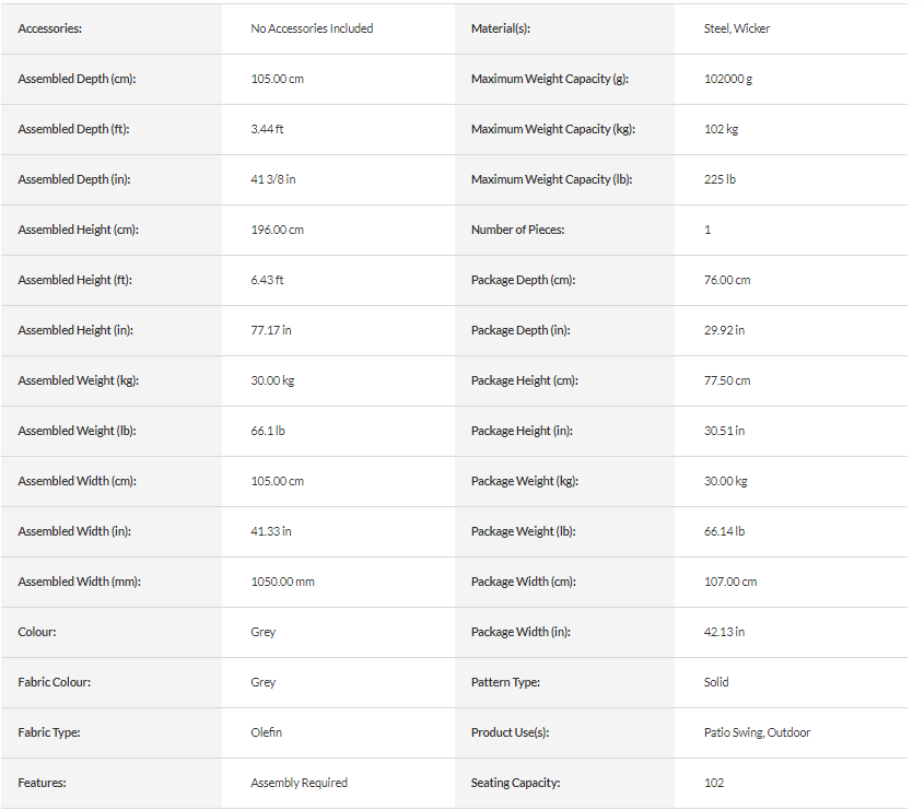 【Furniture】All Weather Single Outdoor Patio Egg Swing Chair w/ Stand(LIMITED QUANTITIES WHILE SUPPLIES LAST)