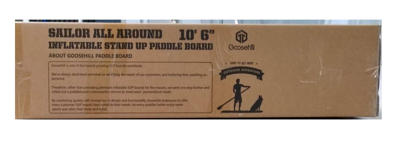 Goosehill Inflatable Stand Up Paddle Board, Premium SUP Package, 10' Long 32