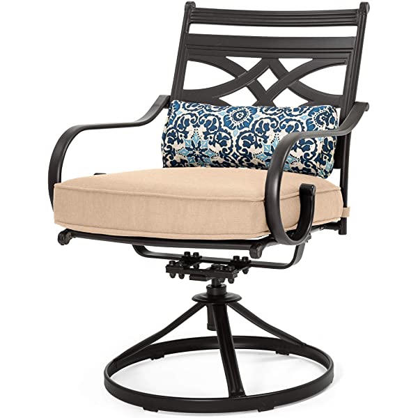 Hanover MCLRDN5PCSQSW4-CHL Montclair, Red Outdoor Furniture