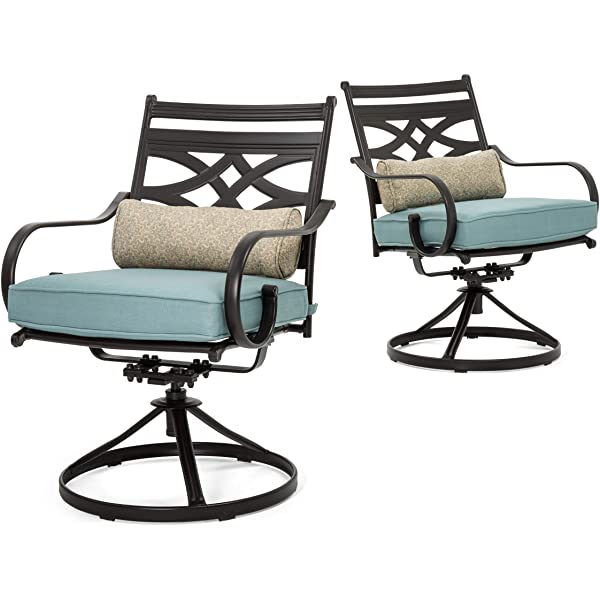 Hanover MCLRDN5PCSQSW4-CHL Montclair, Red Outdoor Furniture