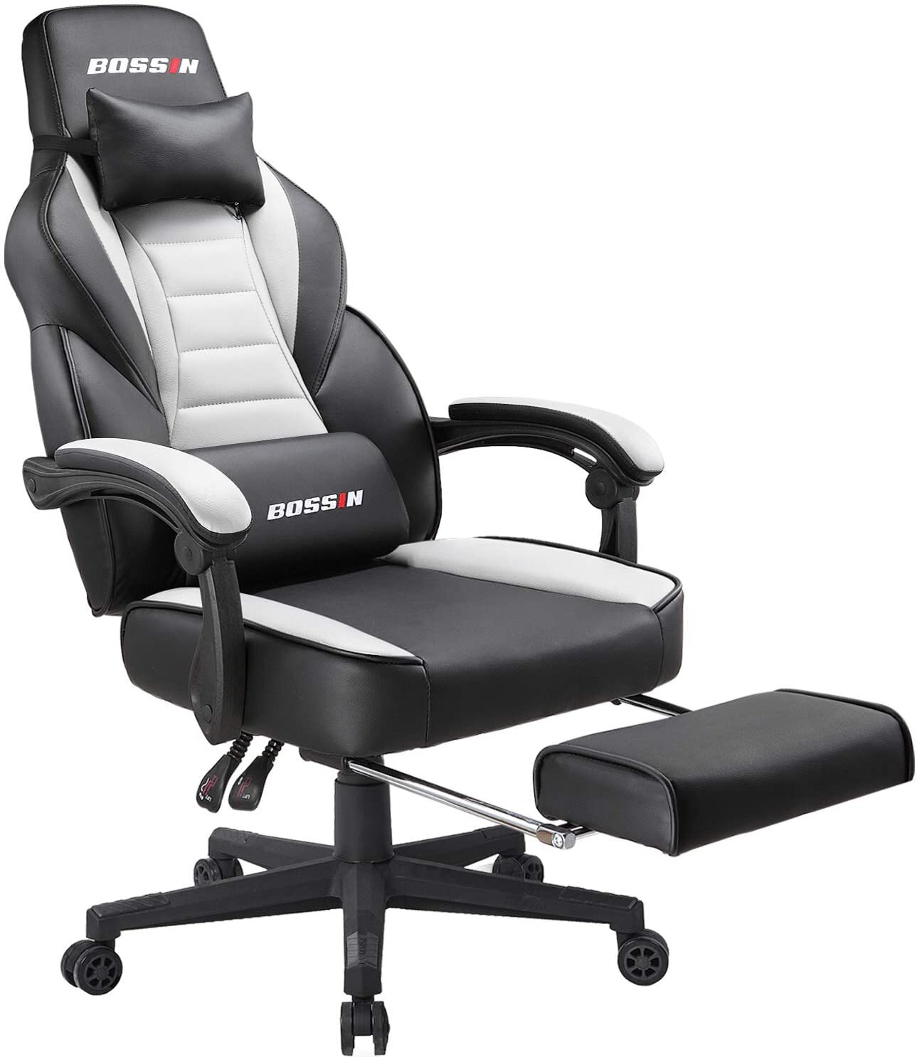 【Furniture】Racing Style Large Size High-Back PU Leather Gaming Chair