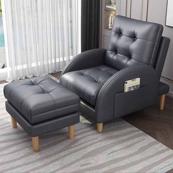 【Furniture】Brand new balcony small apartment multifunctional recliner dual-purpose sofa chair