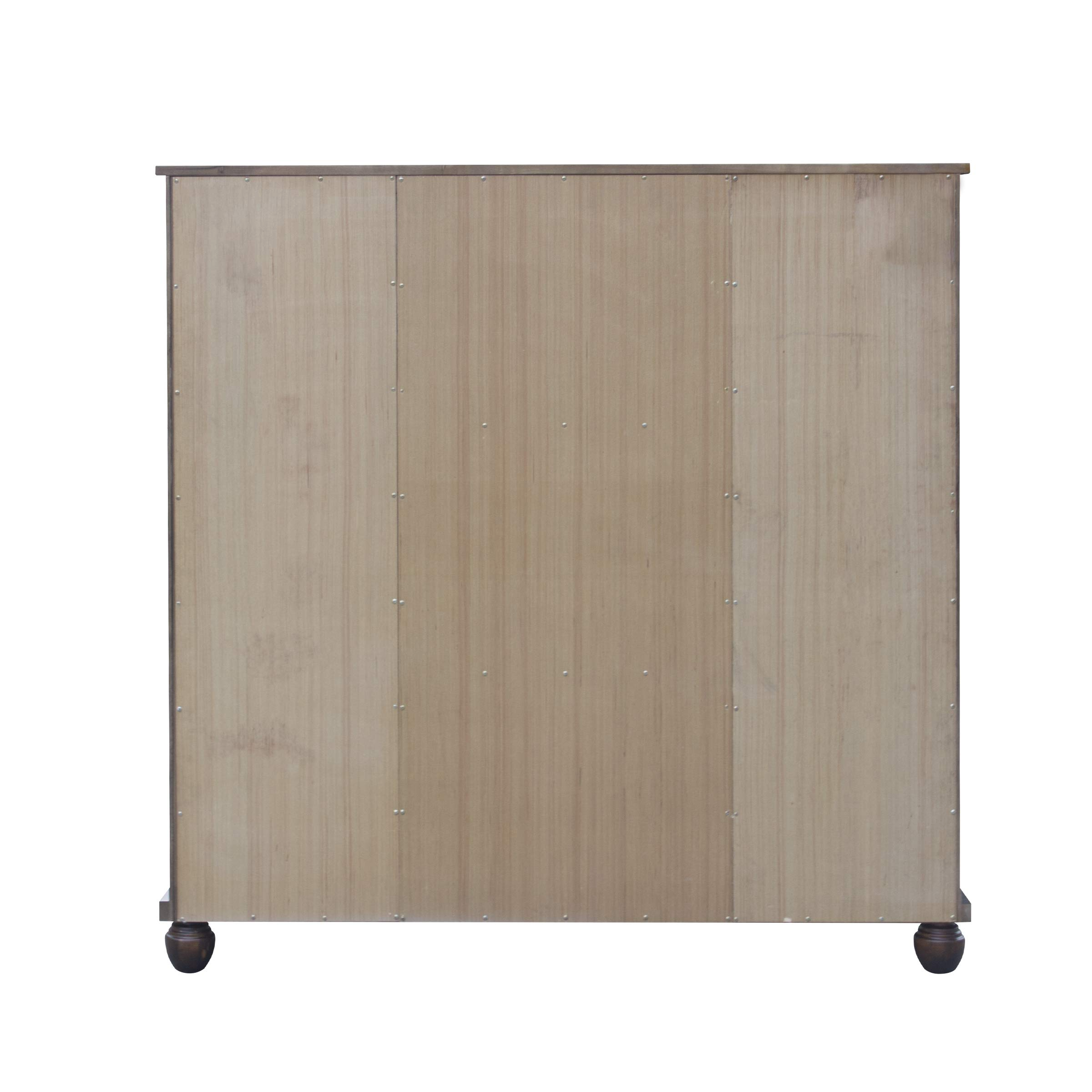 【Furniture】Bahama Shutter Wood Armoire, Tropical walnut
