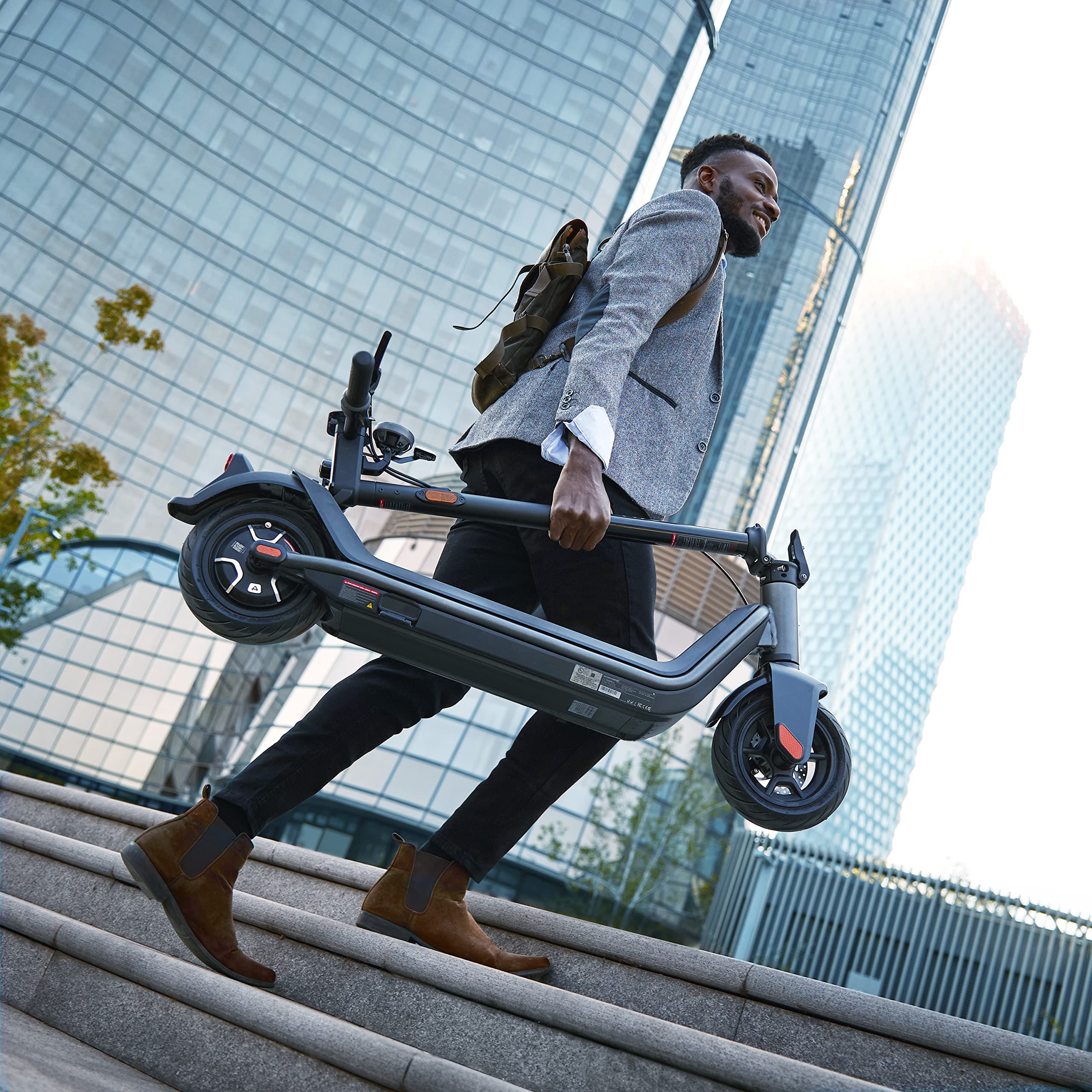 【Sports&Outdoors】Electric Scooter for Adults - 31 Miles Long Range, Max Speed 20MPH, UL Certified