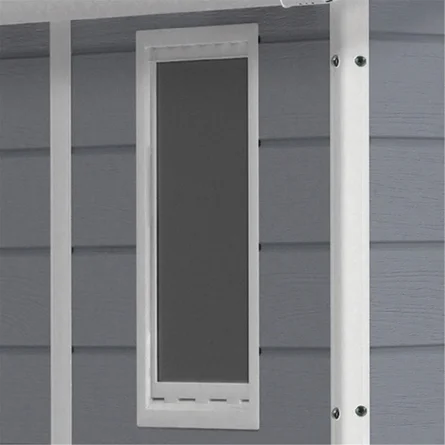 Keter Manor Outdoor Garden Storage Shed, Beige, 4 x8、6 x 8 ft