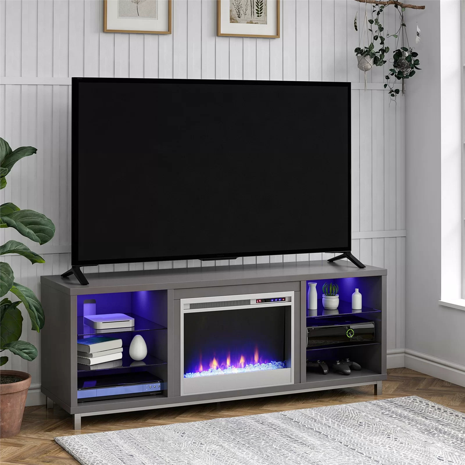 【Furniture】【BS】Vaske TV Stand for TVs up to 70