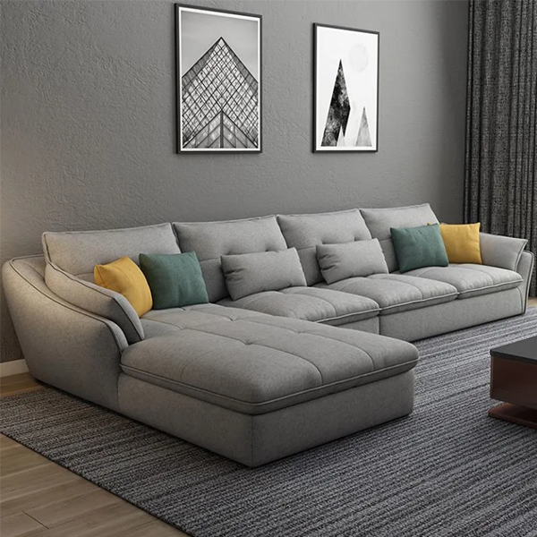 Reversible Sectional Sofa Couch Set L