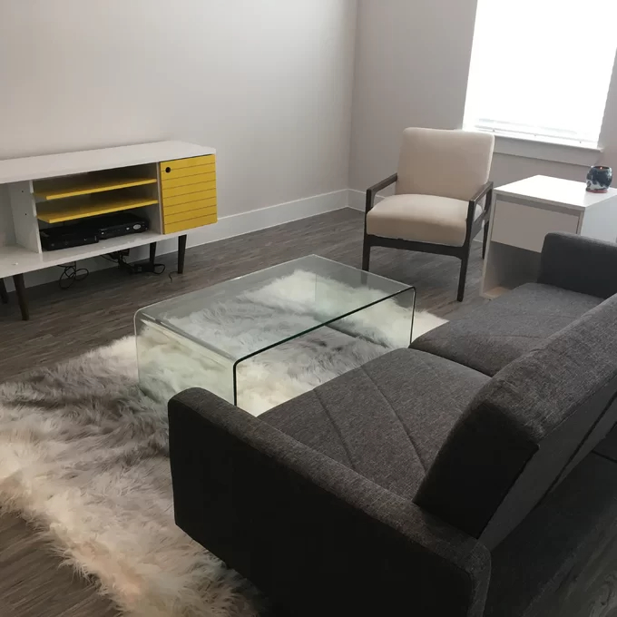 【Furniture】Aizzaddin Sled Coffee Table