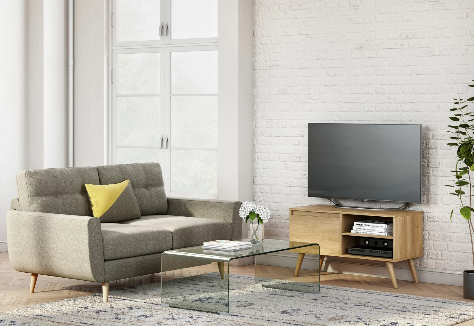 【Furniture】Aizzaddin Sled Coffee Table