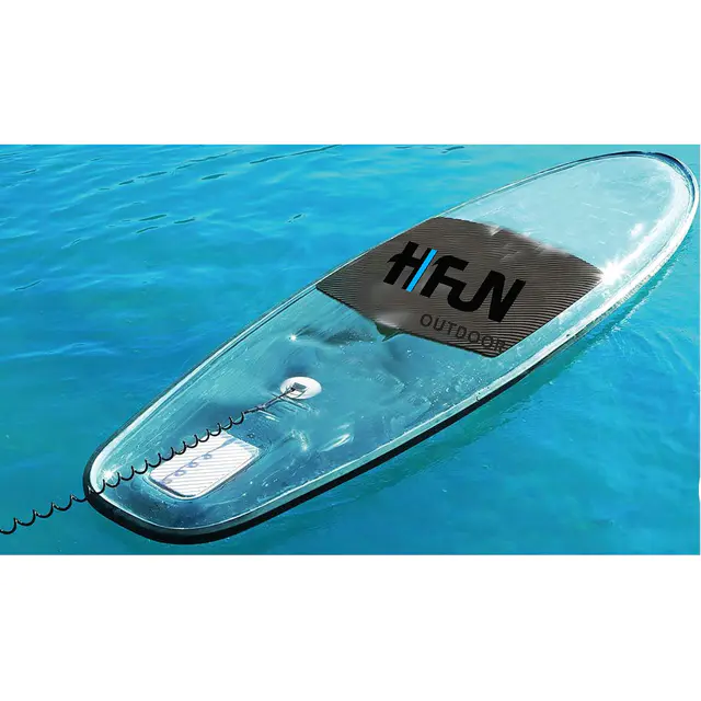 【Sports&Outdoors】3m Crystal Transparent Clear Sup Paddle Board Stand up Surfboard