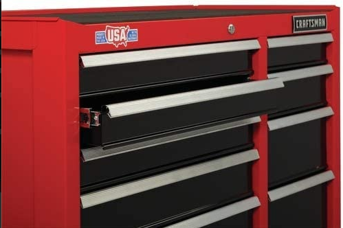 CRAFTSMAN Tool Cabinet with Drawer Liner Roll & Socket Organizer, 52-Inch