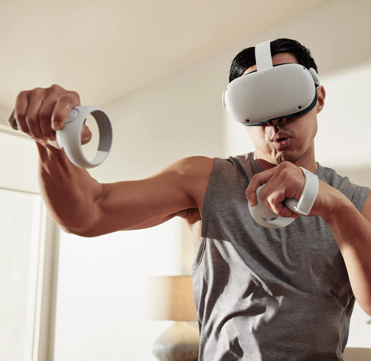 · Metaoculus Quest 2 Vr Headset With Controllers 128gb With 22 Month Warranty